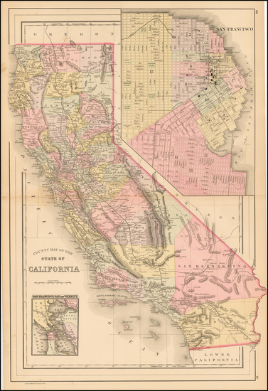 12-California Map By Asher / Adams