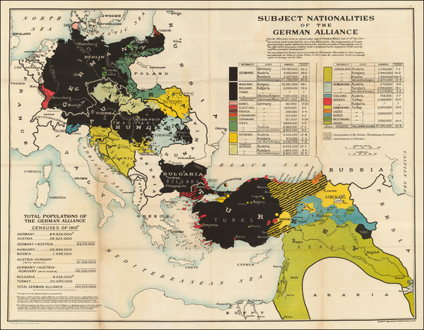 69-Europe, Europe, Middle East, Holy Land, Turkey & Asia Minor and Germany Map By Edward Stanf