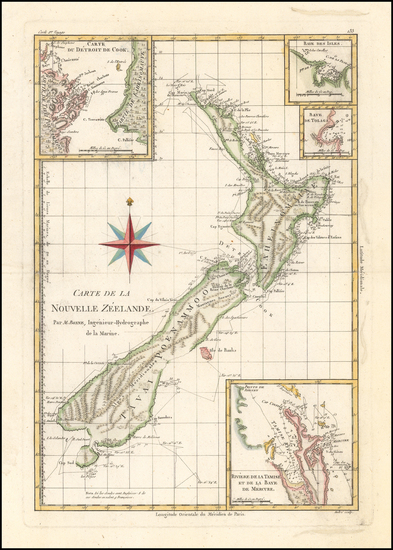 46-New Zealand Map By Rigobert Bonne