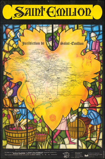 59-Pictorial Maps and Grand Sud-Ouest Map By Jehan-Helie Dumarchat / Georges Cazenave