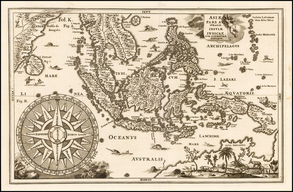 54-Southeast Asia, Philippines and Australia Map By Heinrich Scherer