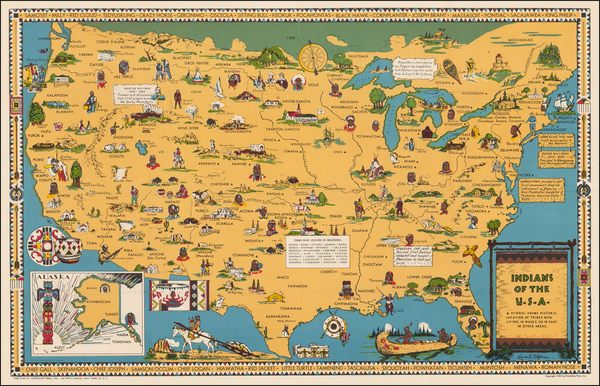 75-United States Map By Louise E. Jefferson