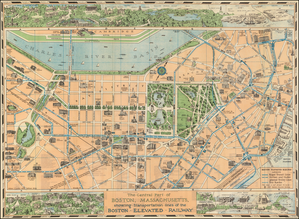 37-New England Map By Richard F. Lufkin