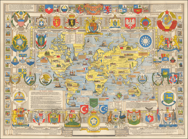 3-World and World Map By John Bartholomew