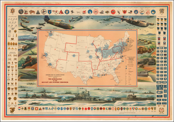 25-United States Map By Hammond & Co.