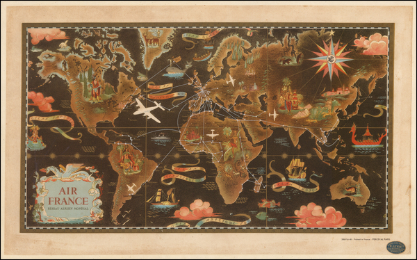 53-World and World Map By Lucien Boucher