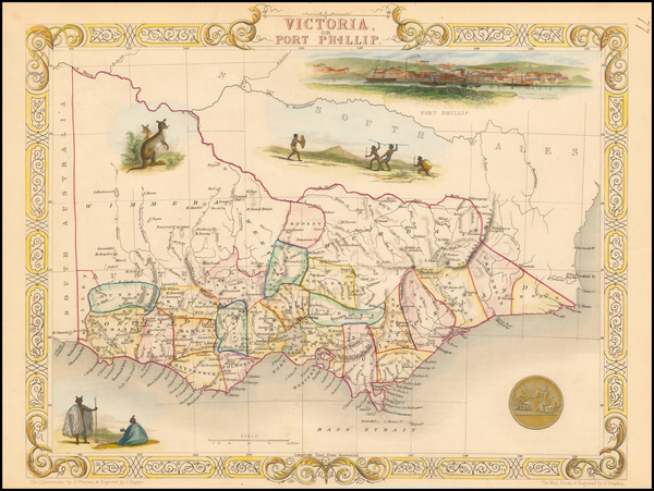 5-Australia Map By John Tallis