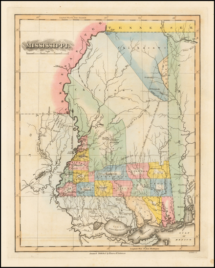 71-South Map By Fielding Lucas Jr.