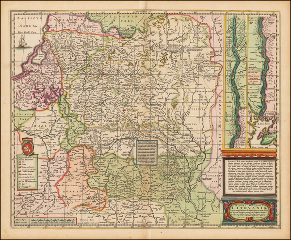 26-Poland, Russia and Baltic Countries Map By Moses Pitt - Jacob van Waesberg