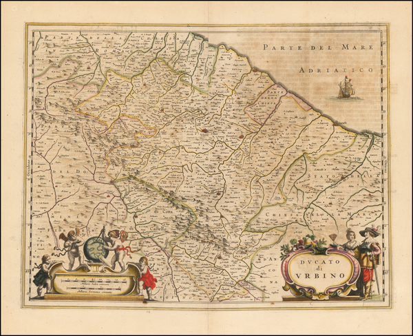 92-Italy Map By Willem Janszoon Blaeu