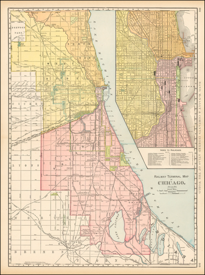 18-Midwest and Illinois Map By Rand McNally & Company