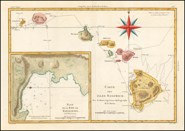 11-Hawaii and Hawaii Map By Rigobert Bonne