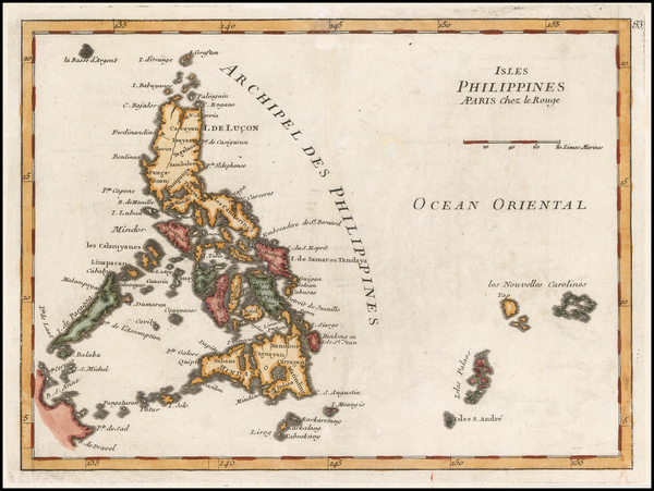 58-Philippines Map By Georges Louis Le Rouge