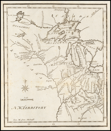 61-Midwest, Illinois, Indiana, Michigan, Minnesota, Wisconsin and Plains Map By Joseph Scott