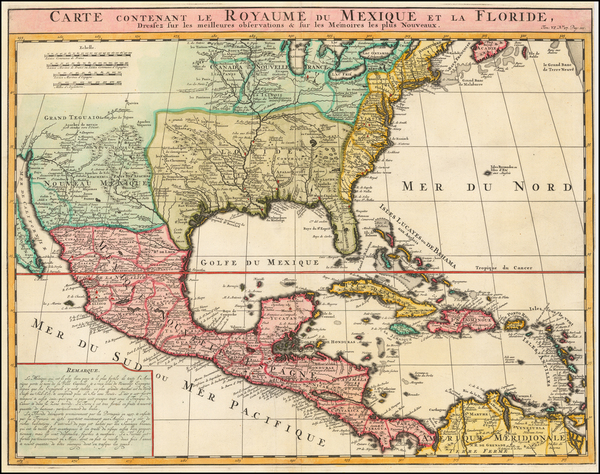 85-United States, South, Texas, Midwest and Southwest Map By Henri Chatelain