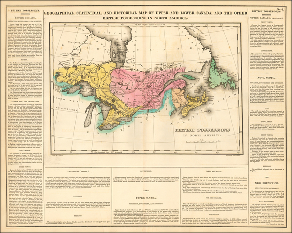 12-Midwest and Canada Map By Henry Charles Carey  &  Isaac Lea