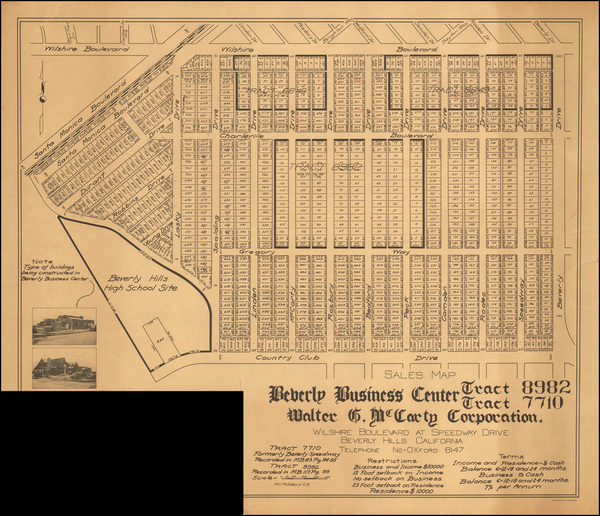 28-Los Angeles Map By Walter McCarty