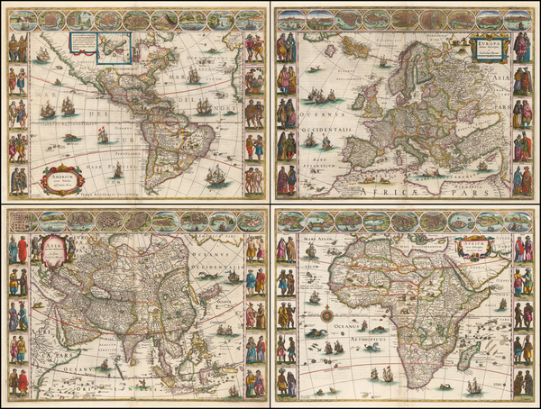 55-World, World, South America, Europe, Europe, Asia, Asia, Africa, Africa and America Map By Will