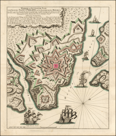 32-Spain and Balearic Islands Map By Homann Heirs