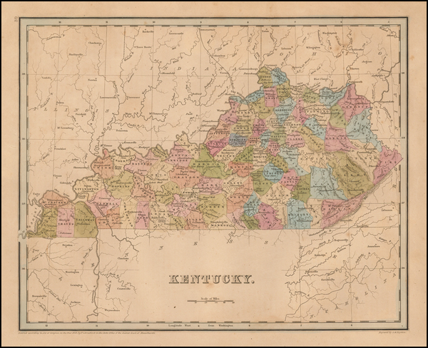 12-South Map By Thomas Gamaliel Bradford