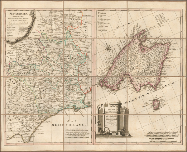 50-Spain and Balearic Islands Map By Homann Heirs