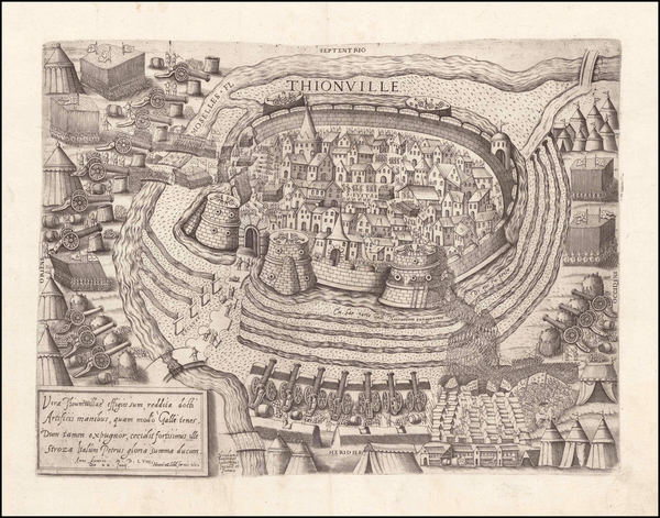 43-France Map By Hendrick Van Schoel