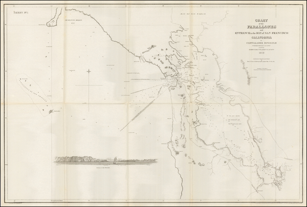 42-San Francisco & Bay Area Map By Cadwalader Ringgold