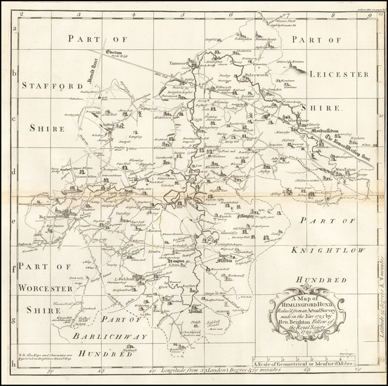 88-British Isles Map By Henry Beighton