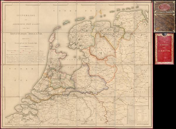 74-Netherlands Map By Depot General van Oorlog