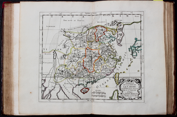 100-China Map By Pierre Mariette  &  Nicolas Sanson  &  Sanson fils