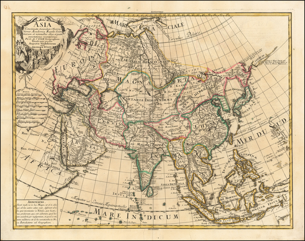 47-Asia and Asia Map By Jeremias Wolff