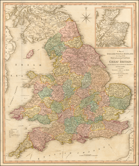 67-England Map By William Faden