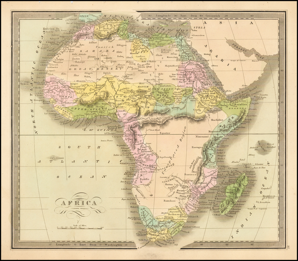 71-Africa and Africa Map By Jeremiah Greenleaf
