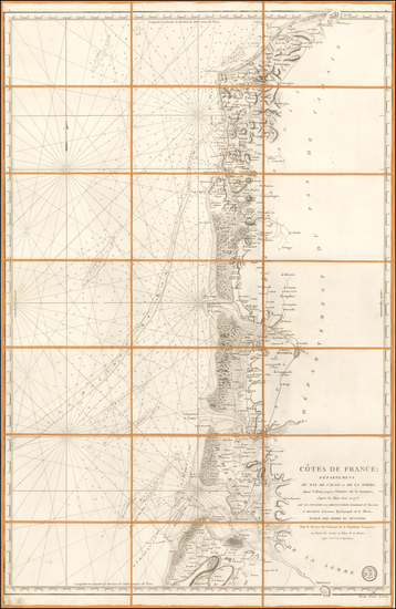 29-France Map By Depot de la Marine