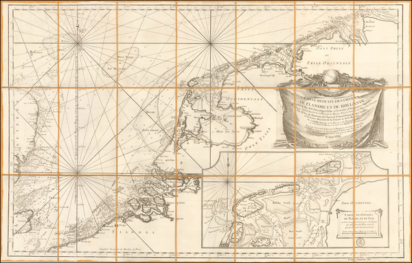 11-British Isles and France Map By Depot de la Marine