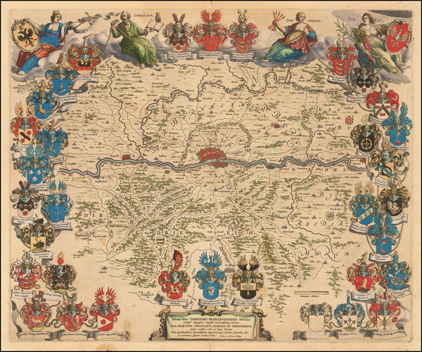 85-Germany Map By Johannes et Cornelis Blaeu