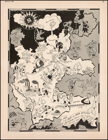 76-Europe, Europe and Germany Map By Richard Q. Yardley