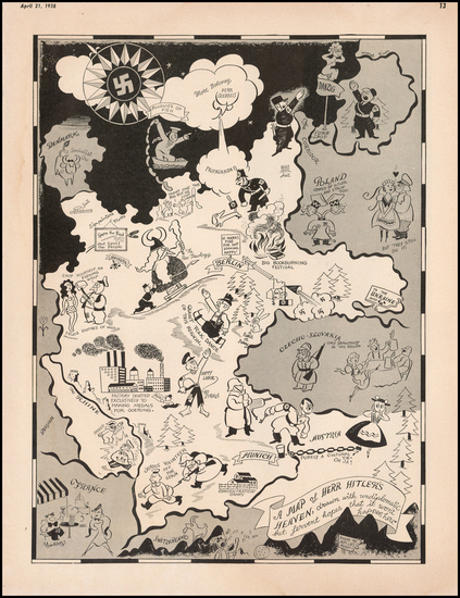 73-Europe, Europe and Germany Map By Richard Q. Yardley