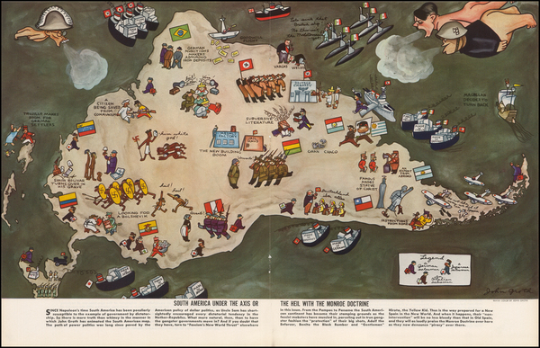 40-South America Map By John Groth