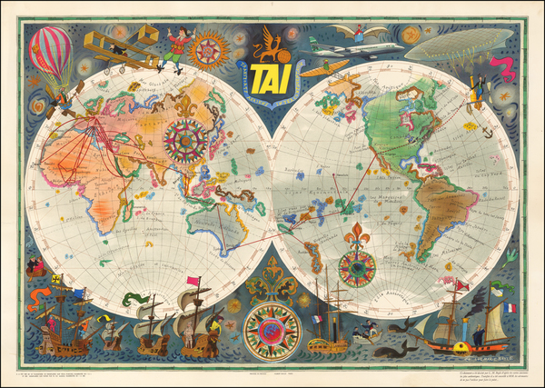 23-World and World Map By Luc Marie Bayle