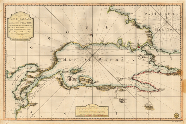 11-Turkey and Turkey & Asia Minor Map By Jacques Nicolas Bellin