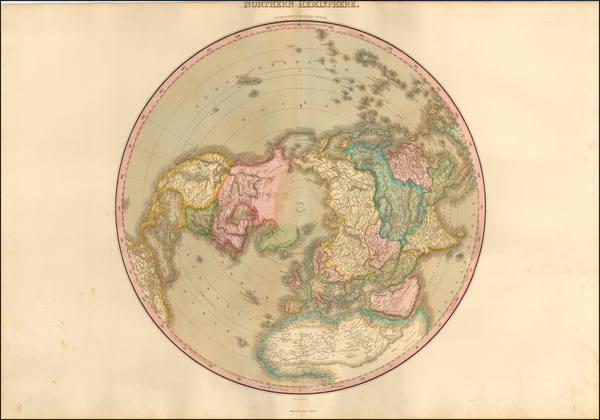 3-Northern Hemisphere and Polar Maps Map By John Pinkerton