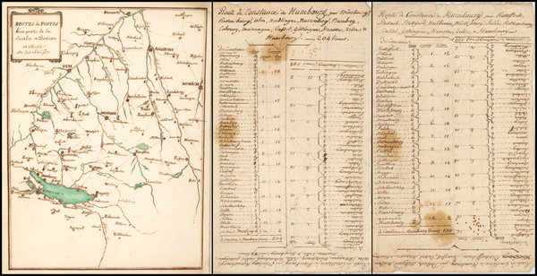 28-Switzerland and Germany Map By Anonymous