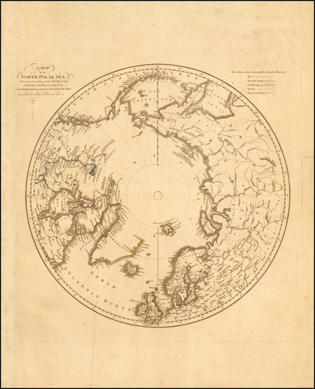 34-Northern Hemisphere and Polar Maps Map By Addison & Co.