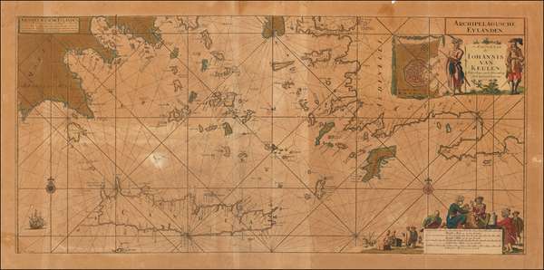 86-Turkey, Turkey & Asia Minor and Greece Map By Gerard Van Keulen