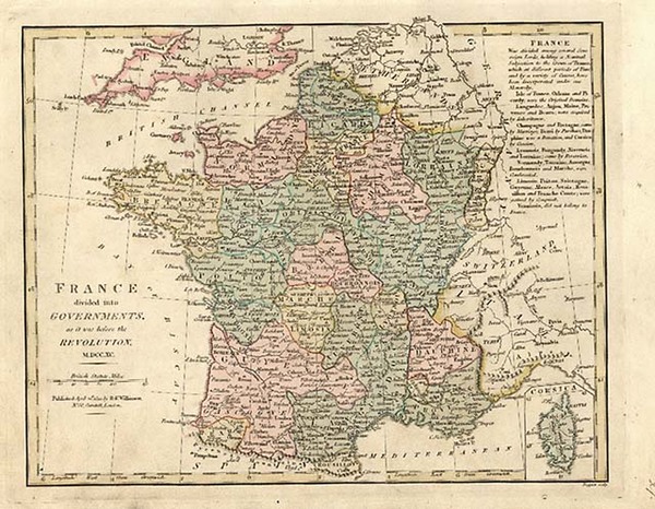 1-Europe and France Map By Robert Wilkinson