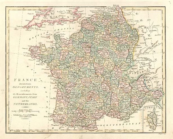 83-Europe and France Map By Robert Wilkinson