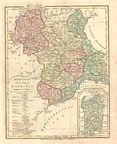 76-Europe, Italy and Balearic Islands Map By Robert Wilkinson