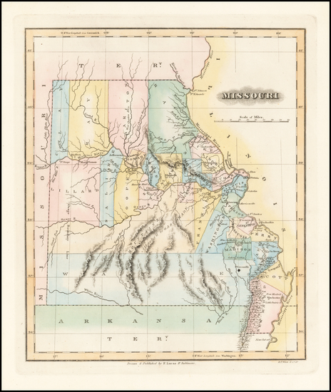 13-Midwest, Plains and Missouri Map By Fielding Lucas Jr.