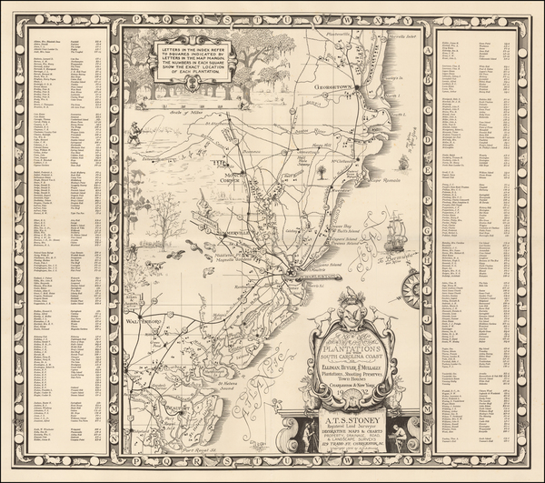 95-Southeast Map By A. T. S.  Stoney